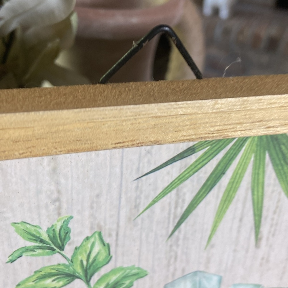 NEW! Vintage Inspired Tropical Margarita Recipe Framed Wood Sign - Picture 8 of 10